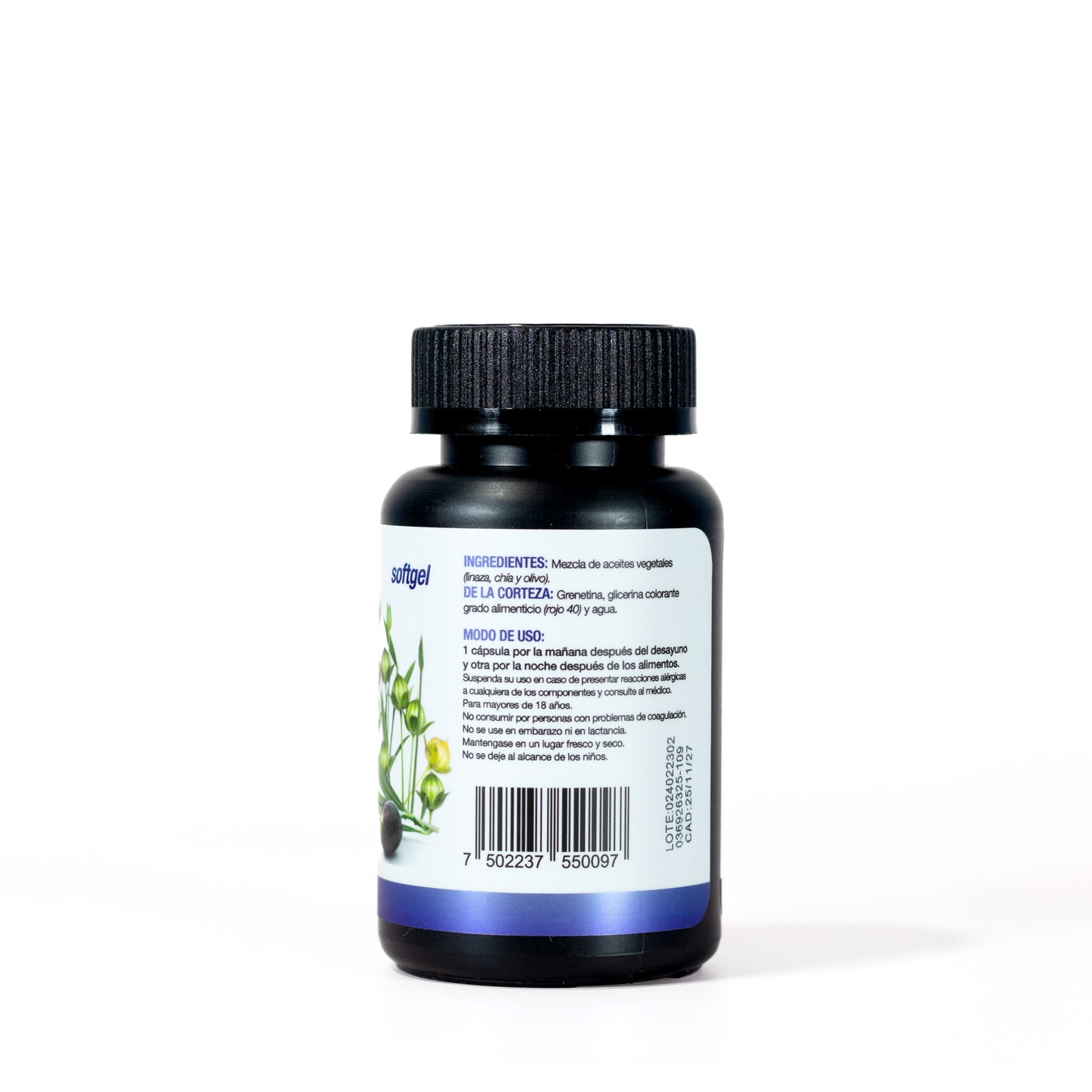 Omega 3, 6 y 9 aceites vegetales | 60 Cápsulas softgel
