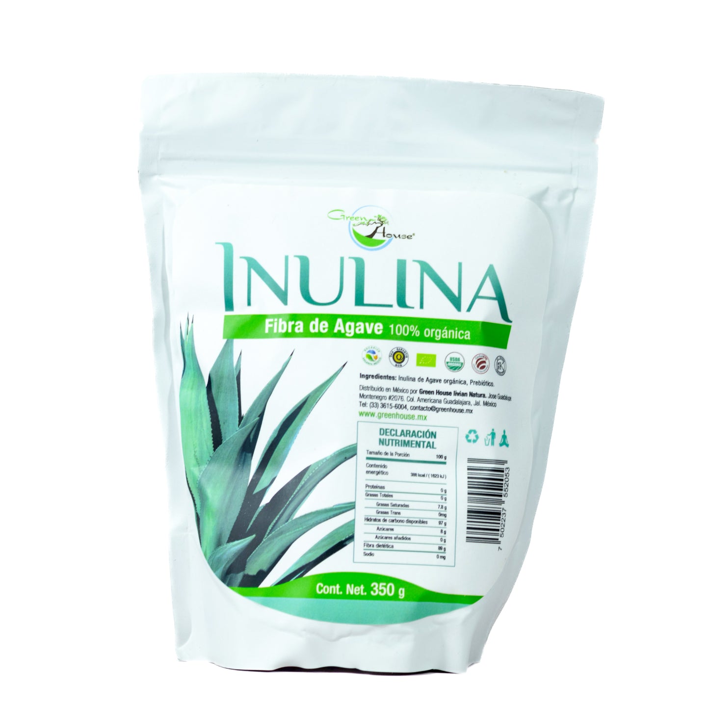 Inulina de agave 350gr