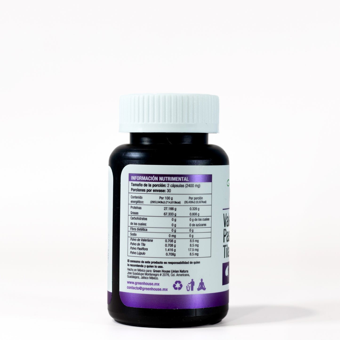Valeriana + Pasiflora + Tila y lupulo | 60 Cápsulas softgel