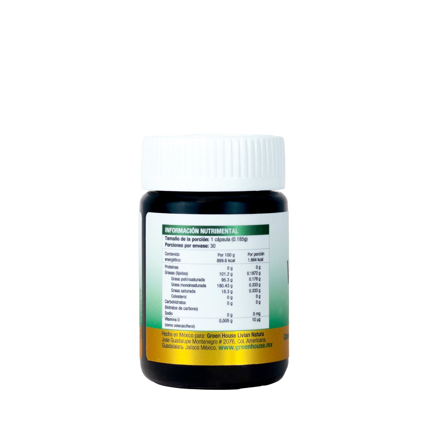 Vitamina D3 | 30 Cápsulas