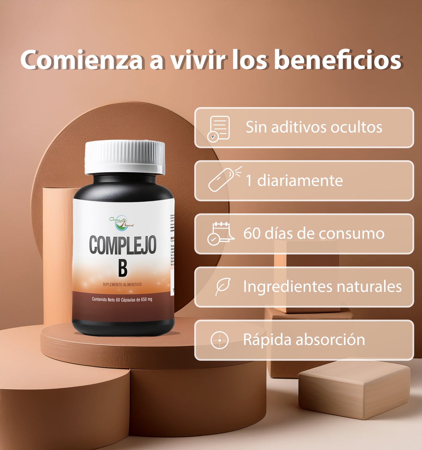 Complejo B | 60 Cápsulas softgel