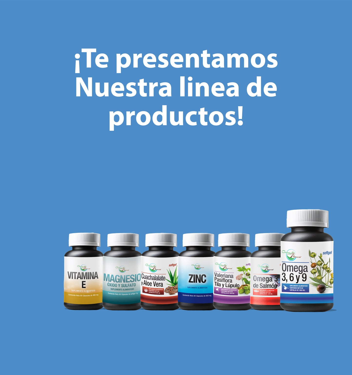 Omega 3, 6 y 9 aceites vegetales | 60 Cápsulas softgel