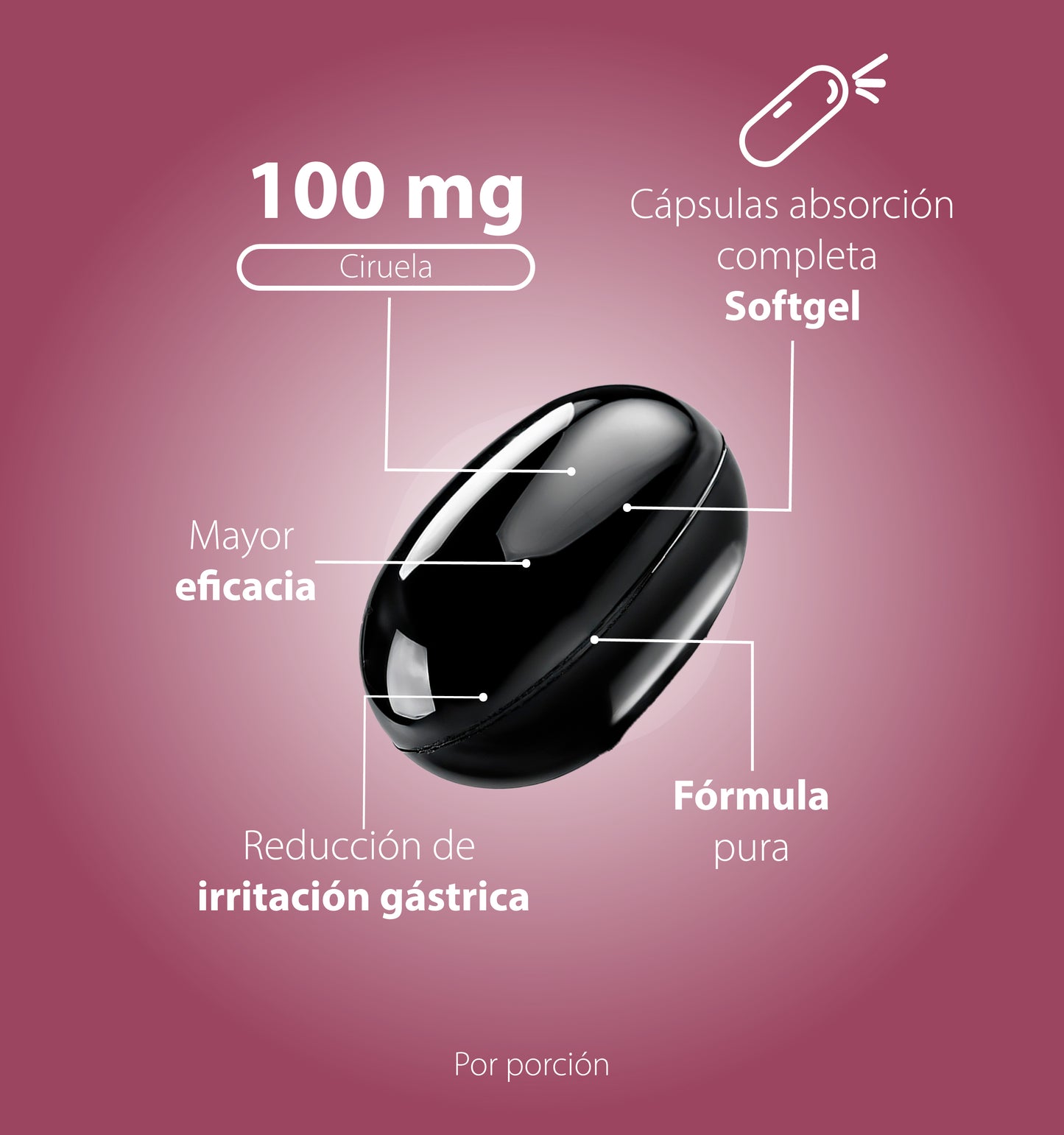 Senósidos A y B + Ciruela | 60 Cápsulas softgel
