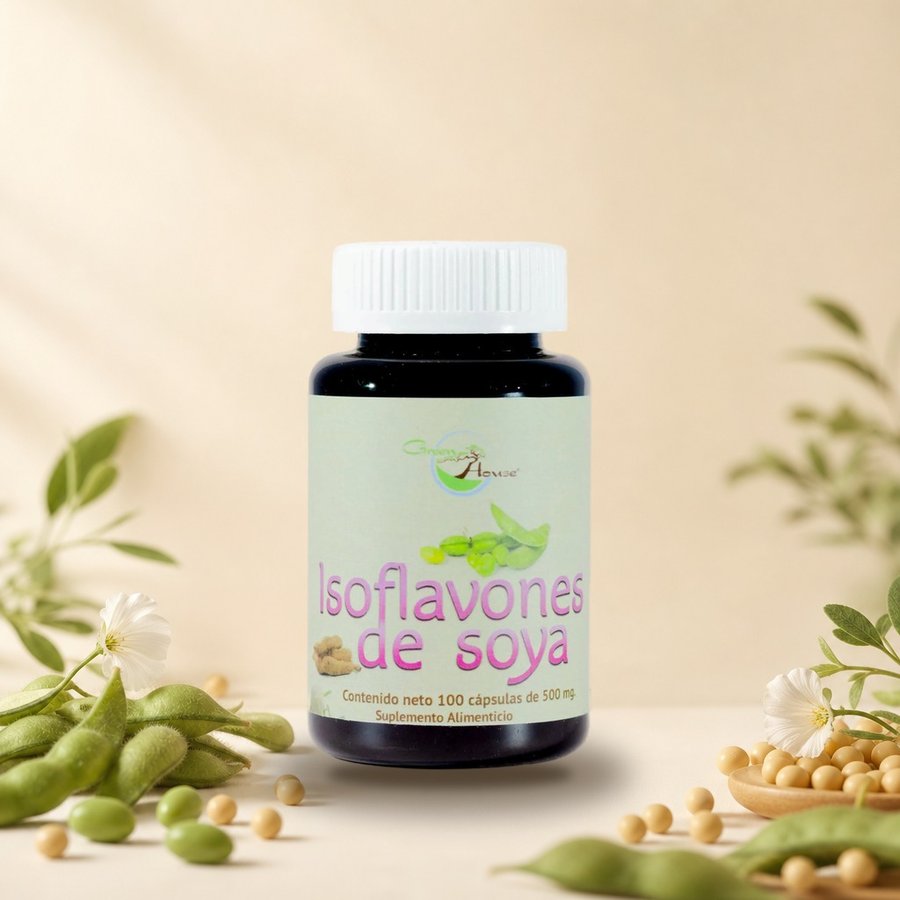Isoflavonas de Soya Premium 100 Cápsulas | Green House
