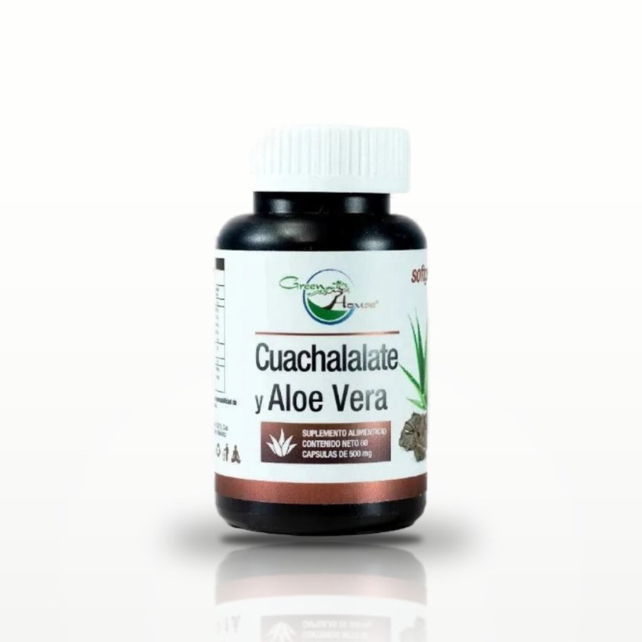 Aloe vera con Cuachalalate | 60 Cápsulas softgel