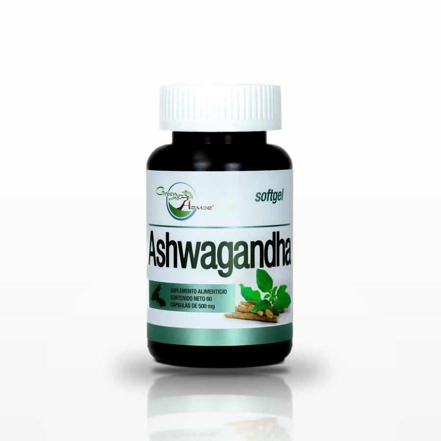 Ashwagandha Premium 500mg – 60 Cápsulas Softgel | Green House