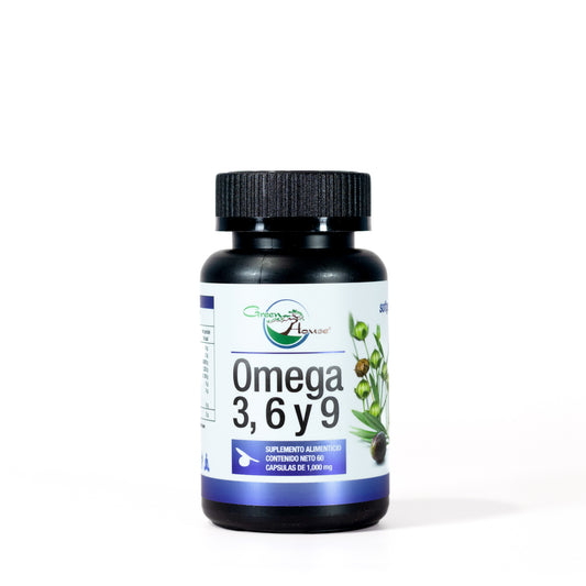 Omega 3, 6 y 9 aceites vegetales | 60 Cápsulas softgel