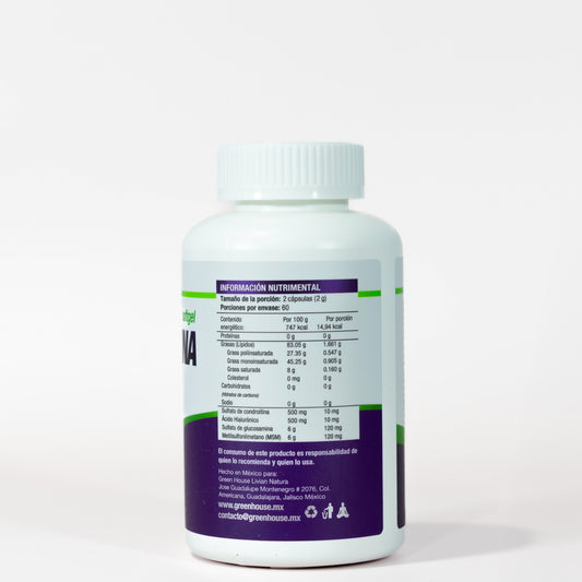 Glucosamina con Condroitina | 120 cápsulas softgel
