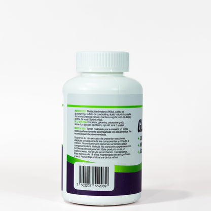 Glucosamina con condrotina | 120 cápsulas softgel