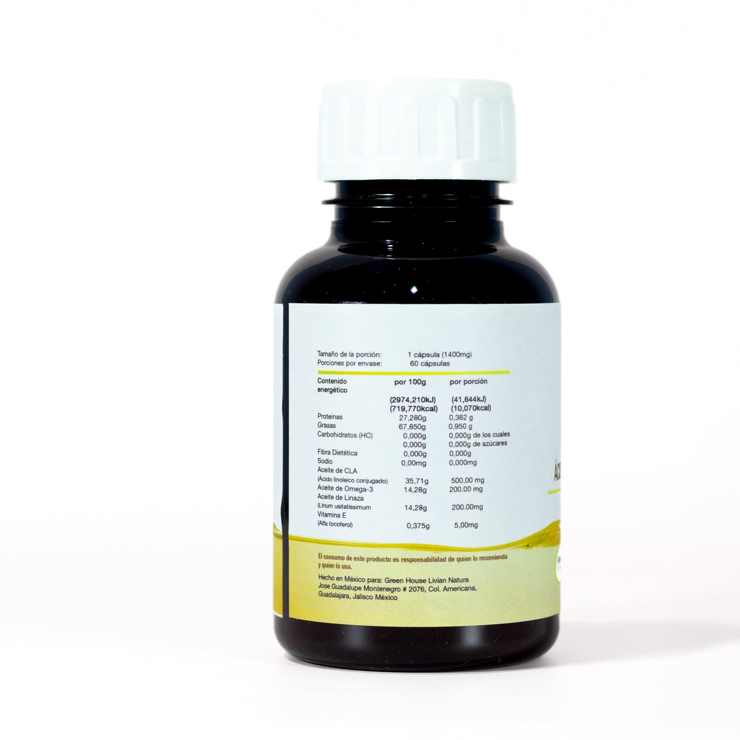 CLA (ácido linoléico conjugado) 60 cap. 1400 mg