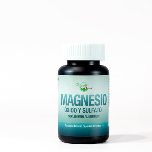 Oxido y sulfato de magensio | 60 Cápsulas softgel