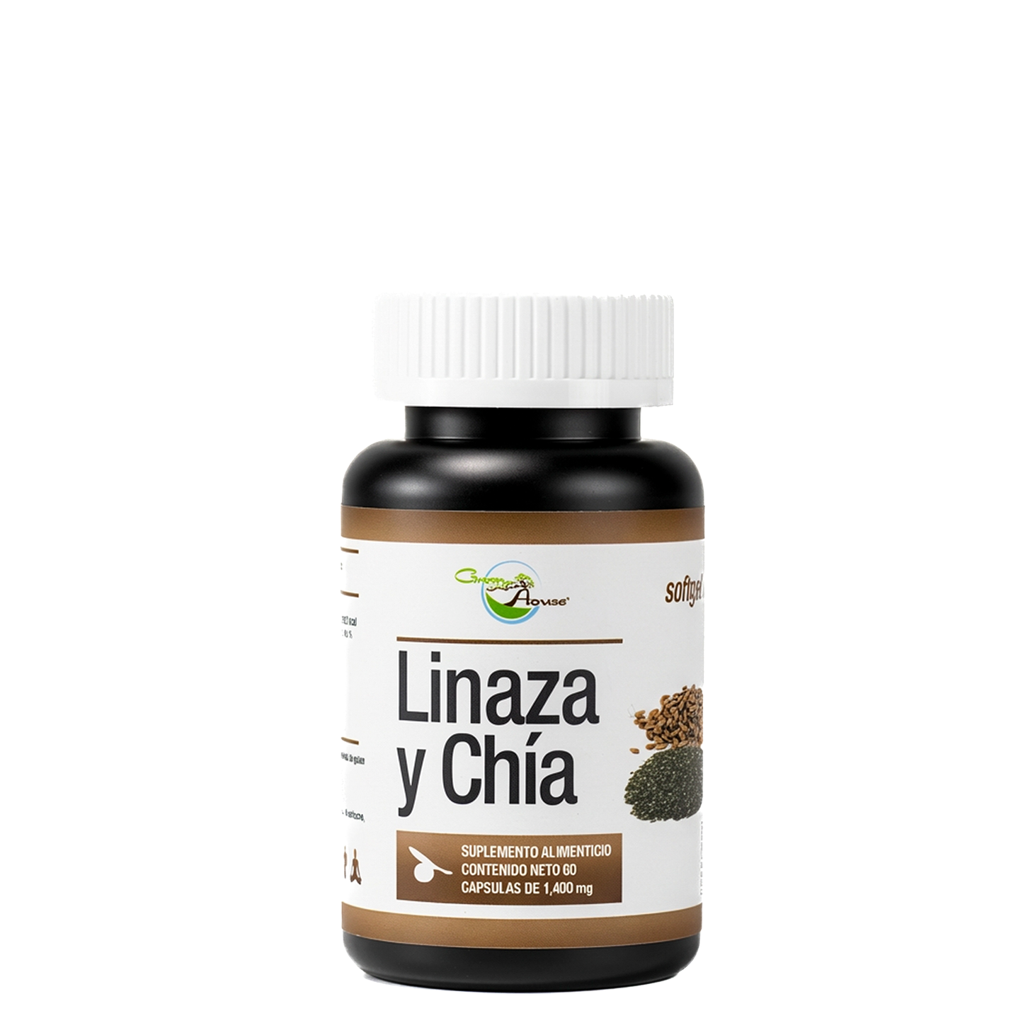 Linaza + Chía | 60 Cápsulas softgel