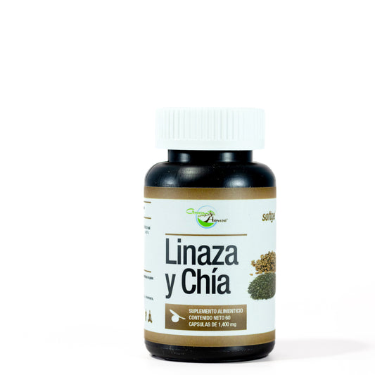 Linaza + Chía | 60 Cápsulas softgel