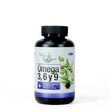 Omega 3, 6 y 9 aceites vegetales | 60 Cápsulas softgel
