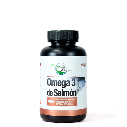 Omega 3 de Salmón (EPA - DHA) | 60 Cápsulas de 1400 mg