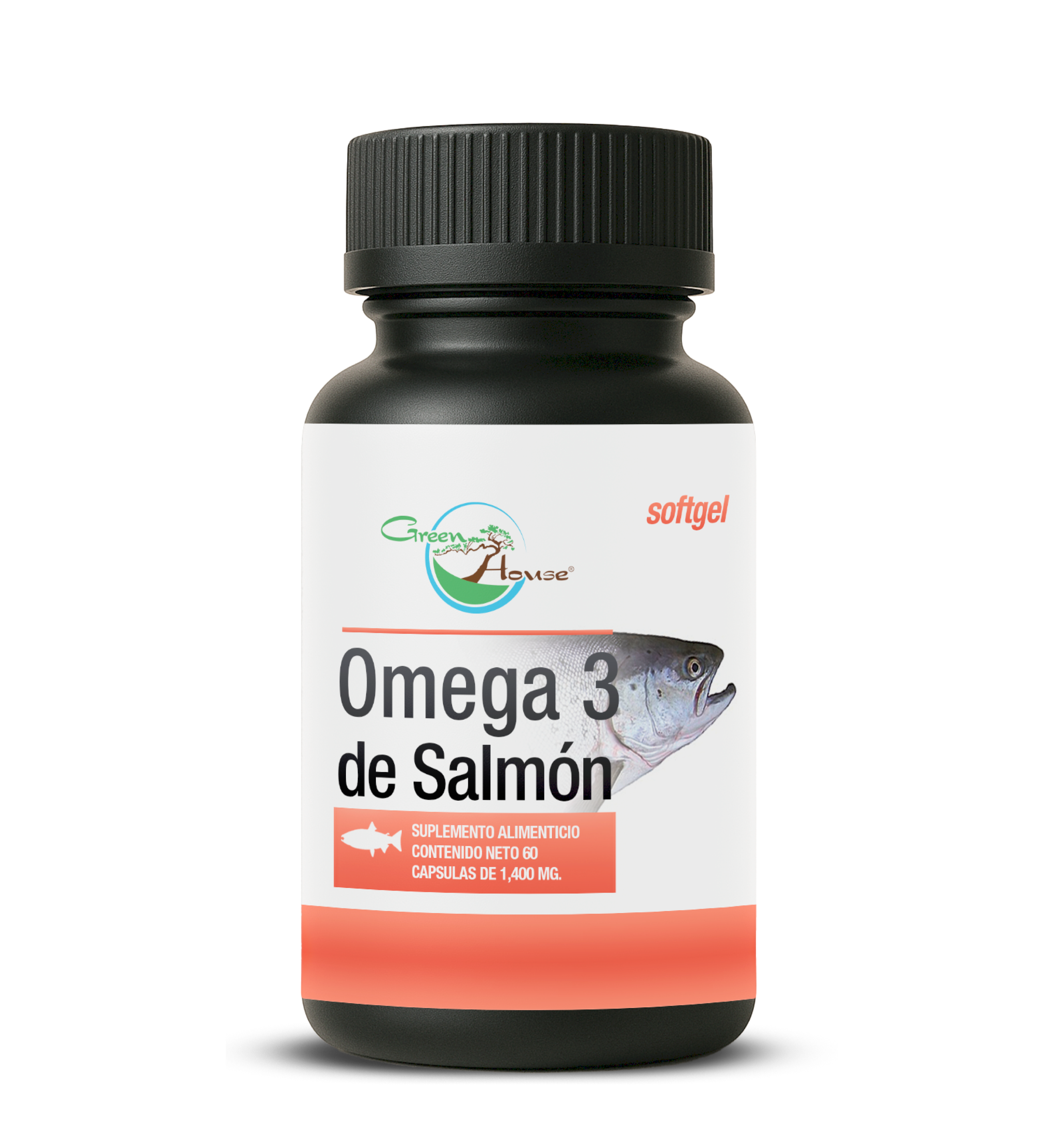 Omega 3 de Salmón (EPA - DHA) | 60 Cápsulas de 1400 mg