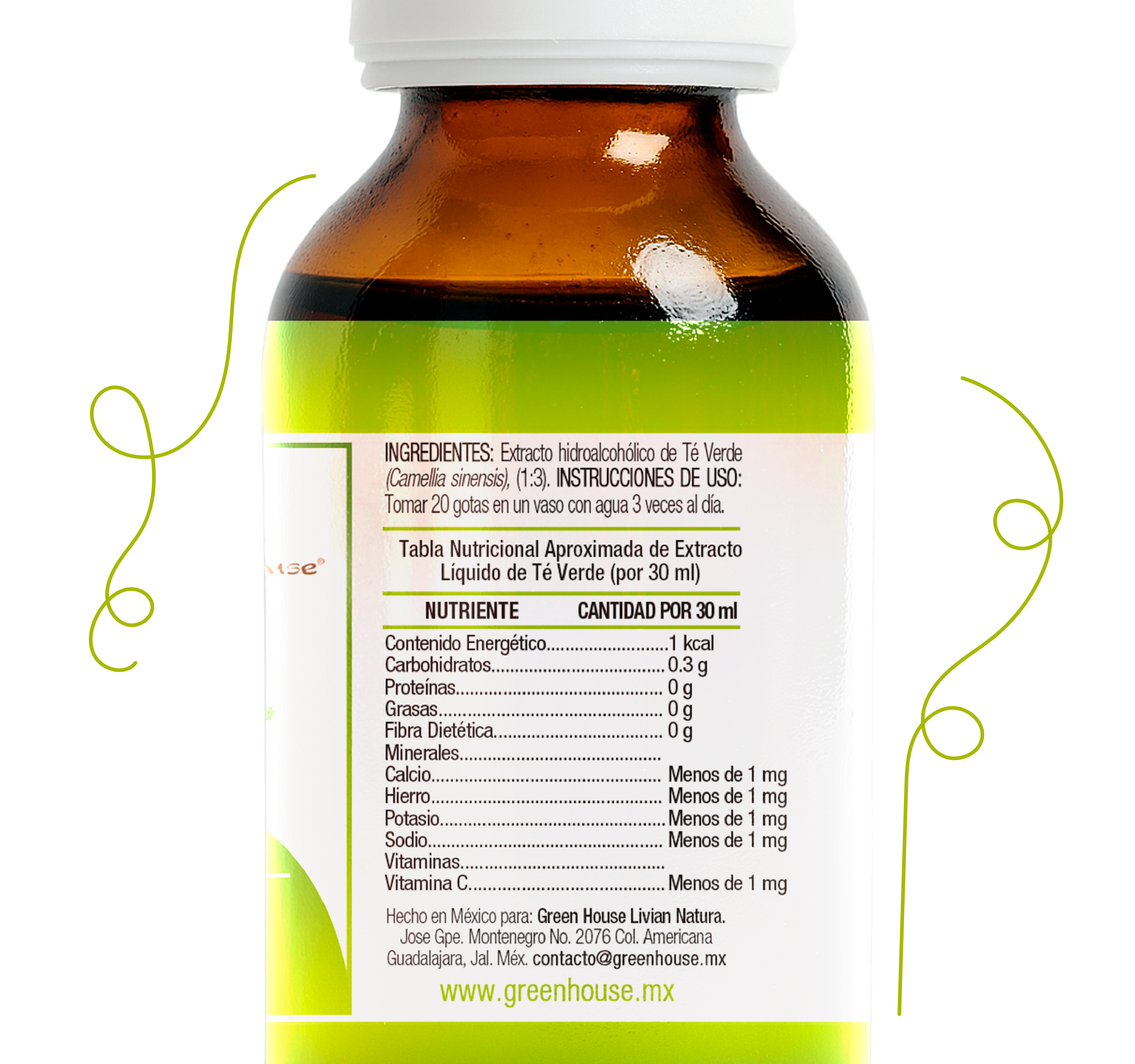 Té Verde 30ml | extracto liquido