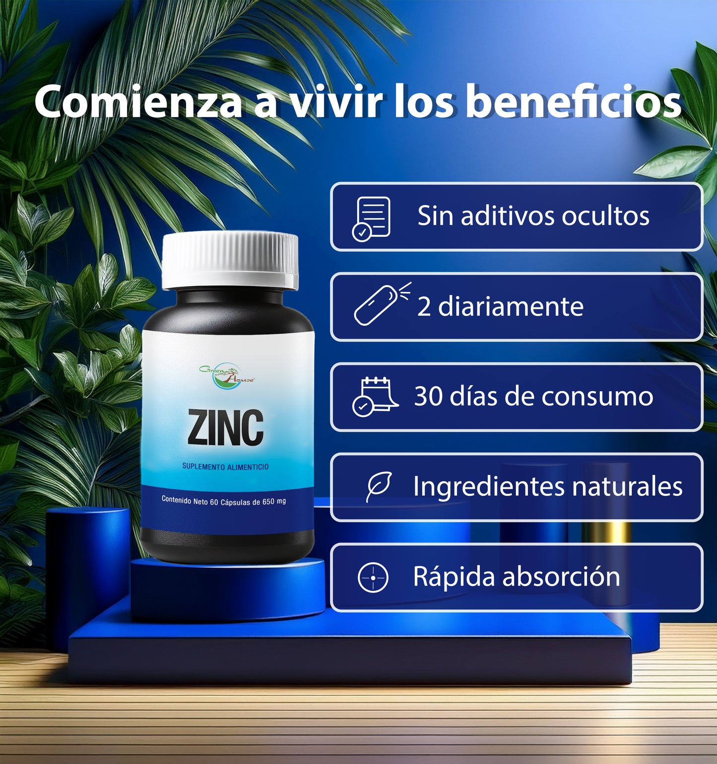 Zinc | 60 Cápsulas softgel