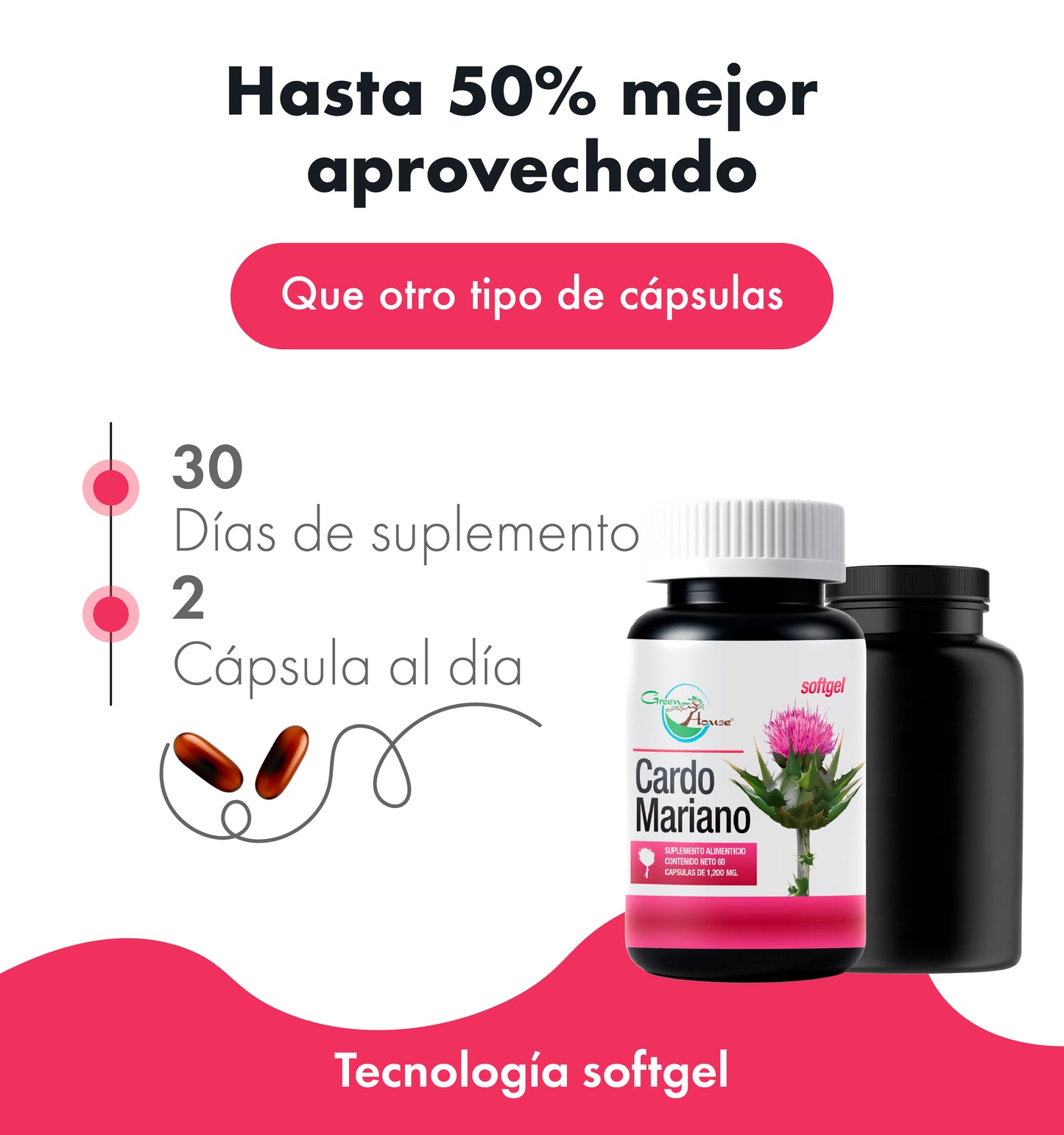 Cardo mariano | 60 Cápsulas softgel