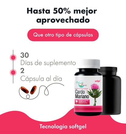 Cardo mariano | 60 Cápsulas softgel