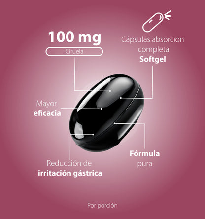 Senósidos A y B + Ciruela | 60 Cápsulas softgel