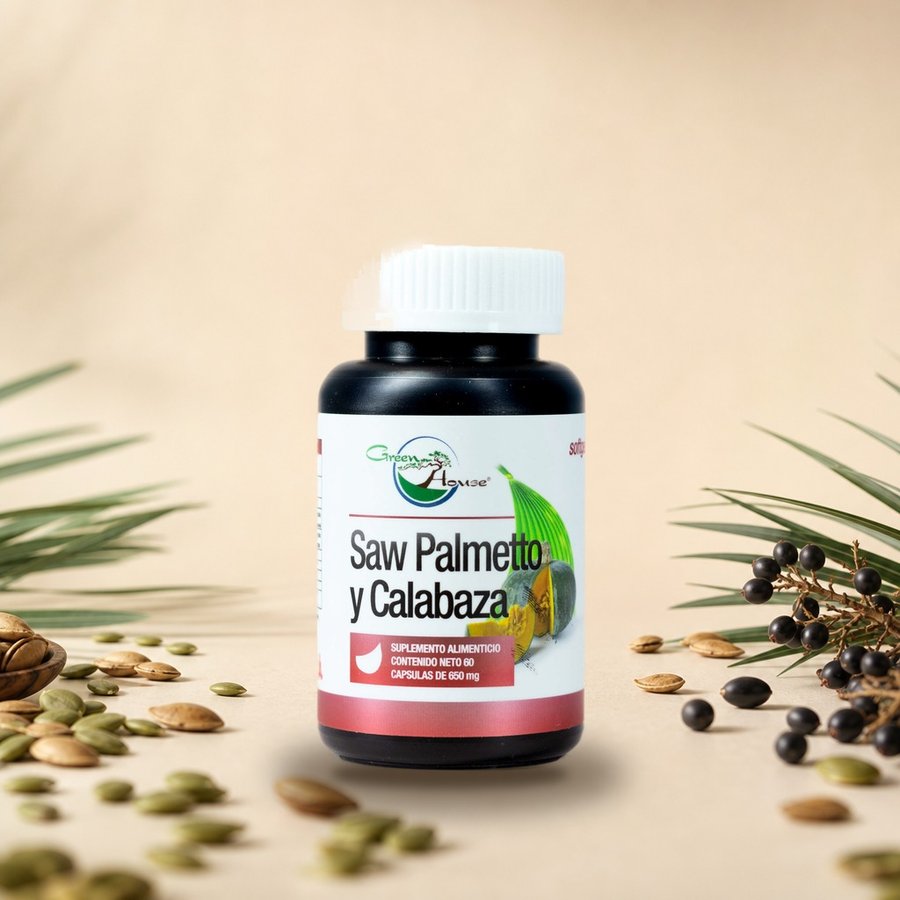 Saw palmetto + Semillas de Calabaza | 60 Cápsulas softgel