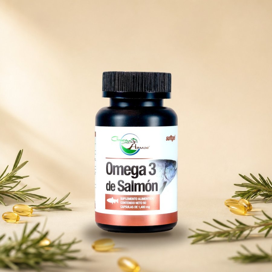 Omega 3 de Salmón (EPA - DHA) | 60 Cápsulas de 1400 mg