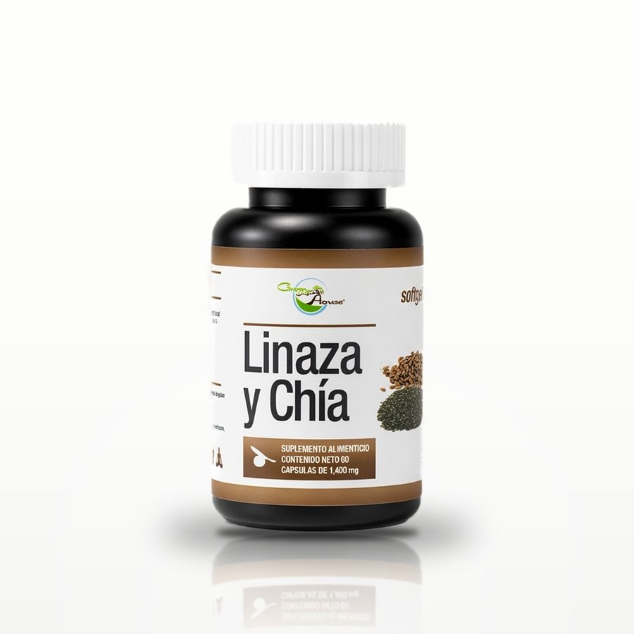 Cápsulas de Linaza y Chía | 60 Softgels – Apoyo digestivo y cuidado natural de la piel